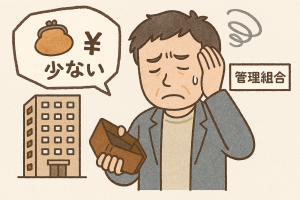 積立金不足で困っている役員