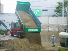 機械式駐車場解体・舗装の工程10