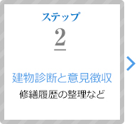 ステップ2：建物診断と意見徴収（修繕履歴の整理など）